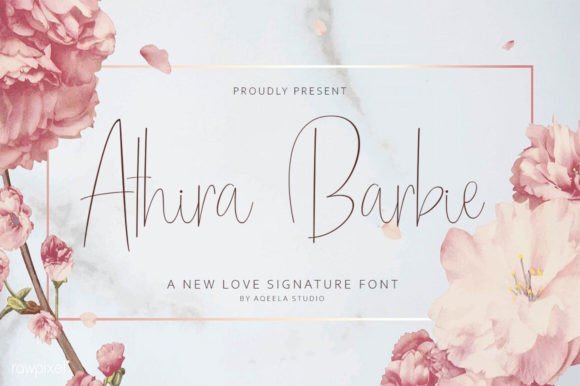 Athira Barbie: The Elegant Script Font for Business Branding
