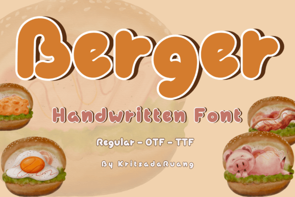 Berger Font: Bold Script for Handmade Brands