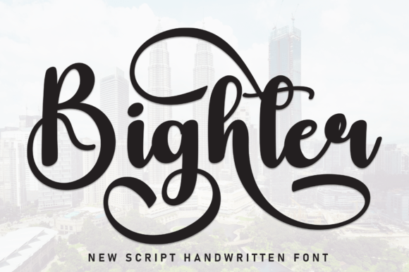 Bighter Font: A Sweet Script for Modern Web Design