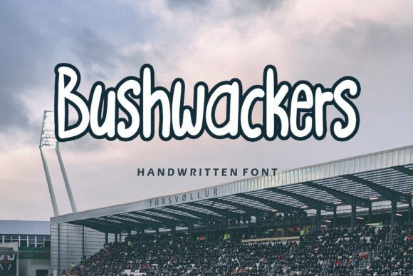 Bushwackers: A Relaxed Script Handwritten Font for Editorial Design
