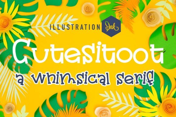 Cutesitoot: A Playful Serif Font for Digital Branding