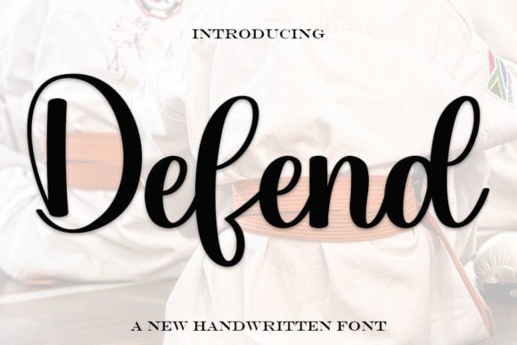 Defend Font Review: Elevating Campaign Visuals with Elegant Script
