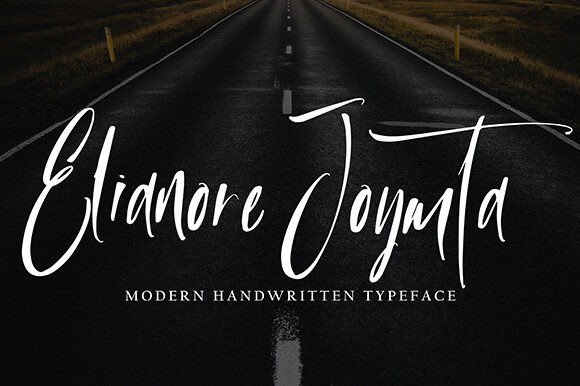 Elianore Joymta: A Script Handwritten Font for Editorial Design