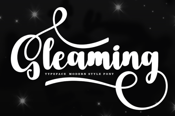 Gleaming: A Sweet Script Handwritten Font for Makers