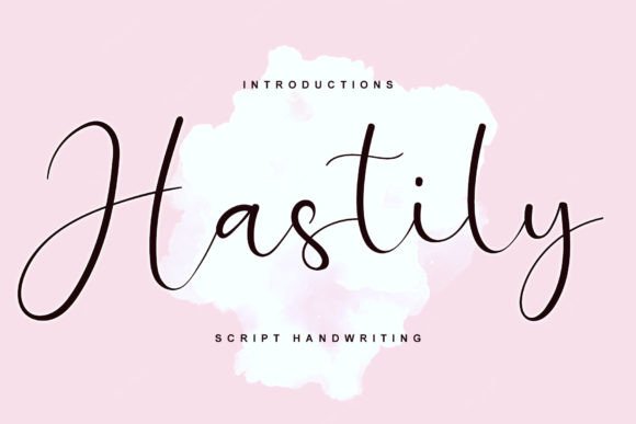 Hastily Font Review: Elegant Script for Branding