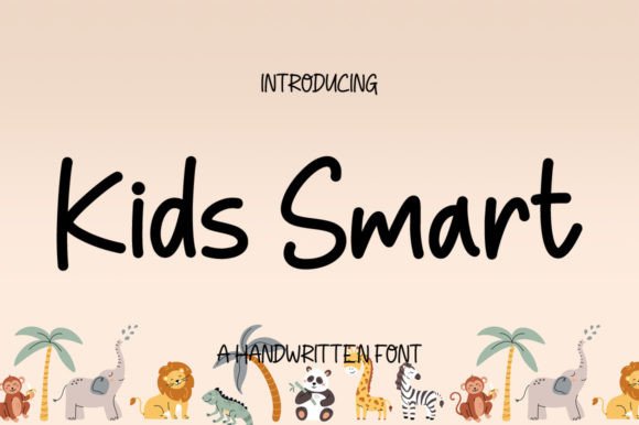Kids Smart: A Timeless Script Font for Makers