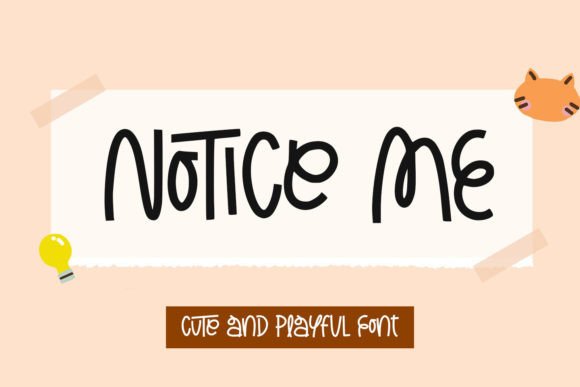Notice Me: A Timeless Script Font for Small Business Branding
