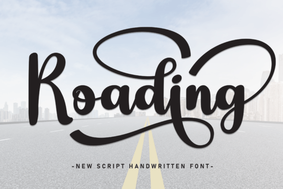 Roading Font: The Sweet Handwritten Typeface for Campaigns