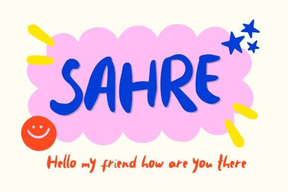 Sahre: A Bold Display Font for Editorial Impact
