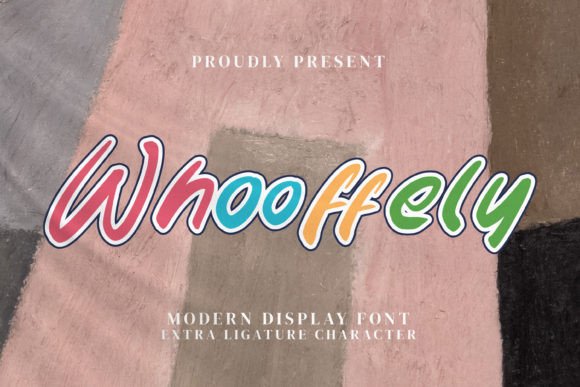 Whooffely: A Modern Script Font for Handmade Brands